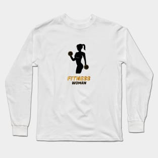 Fitness woman Long Sleeve T-Shirt